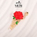  Cài áo Rose Flamingo 