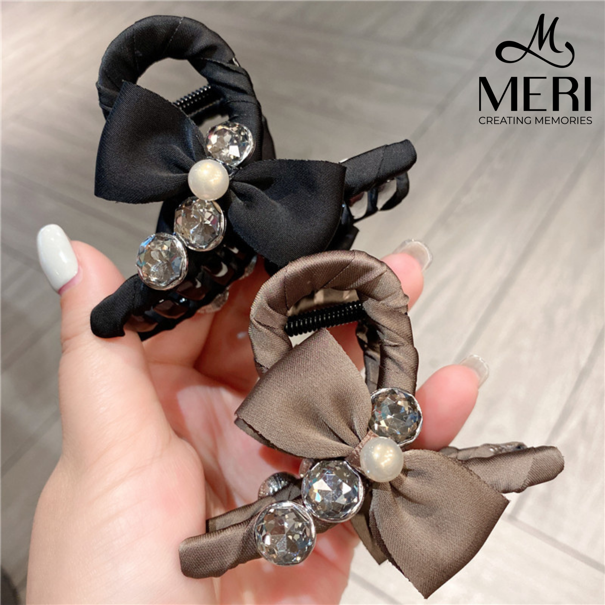  Kẹp tóc nữ Lady Fabric Bow 