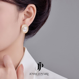  Khuyên tai nữ Swirl Pearl 