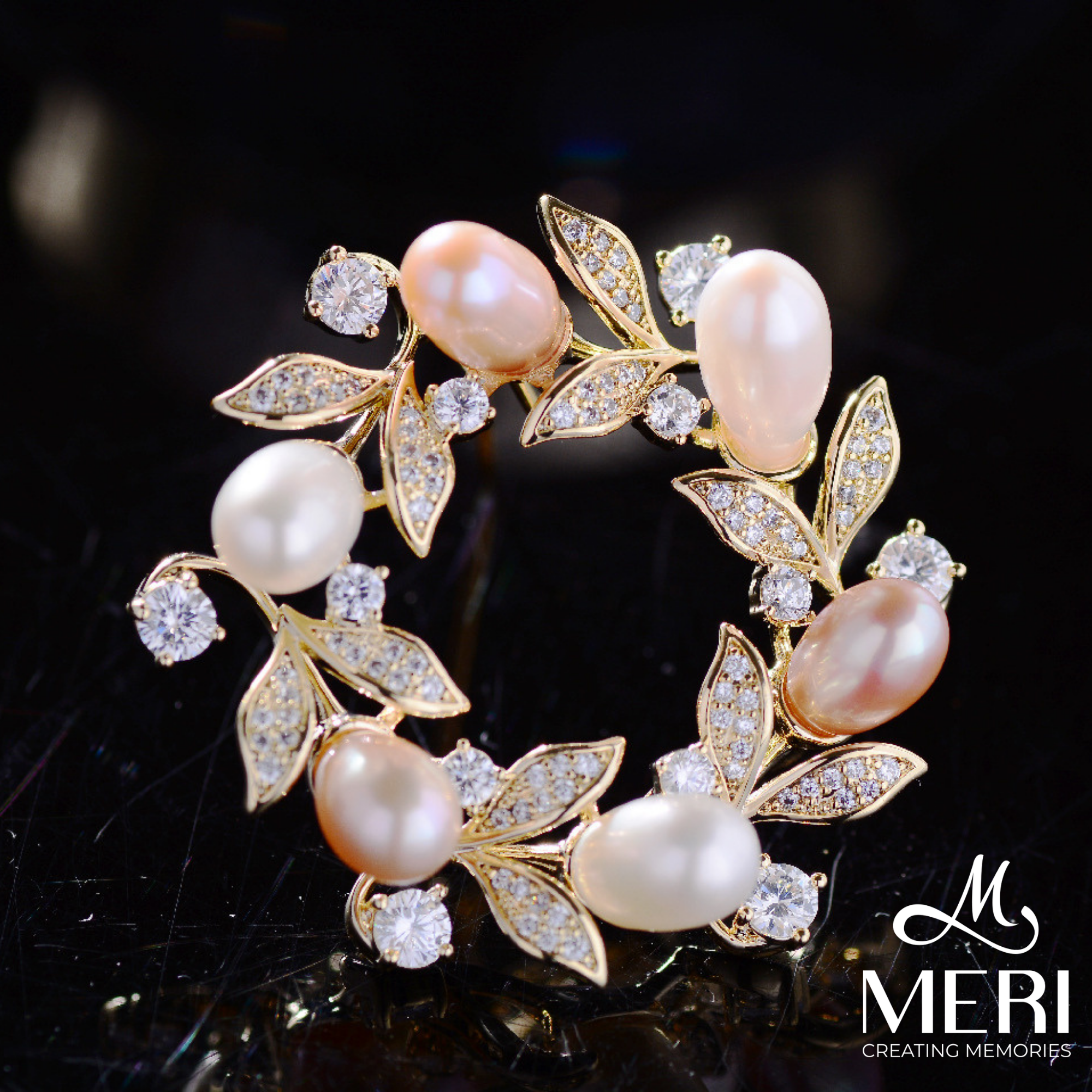  Cài áo Blossom Wreath 