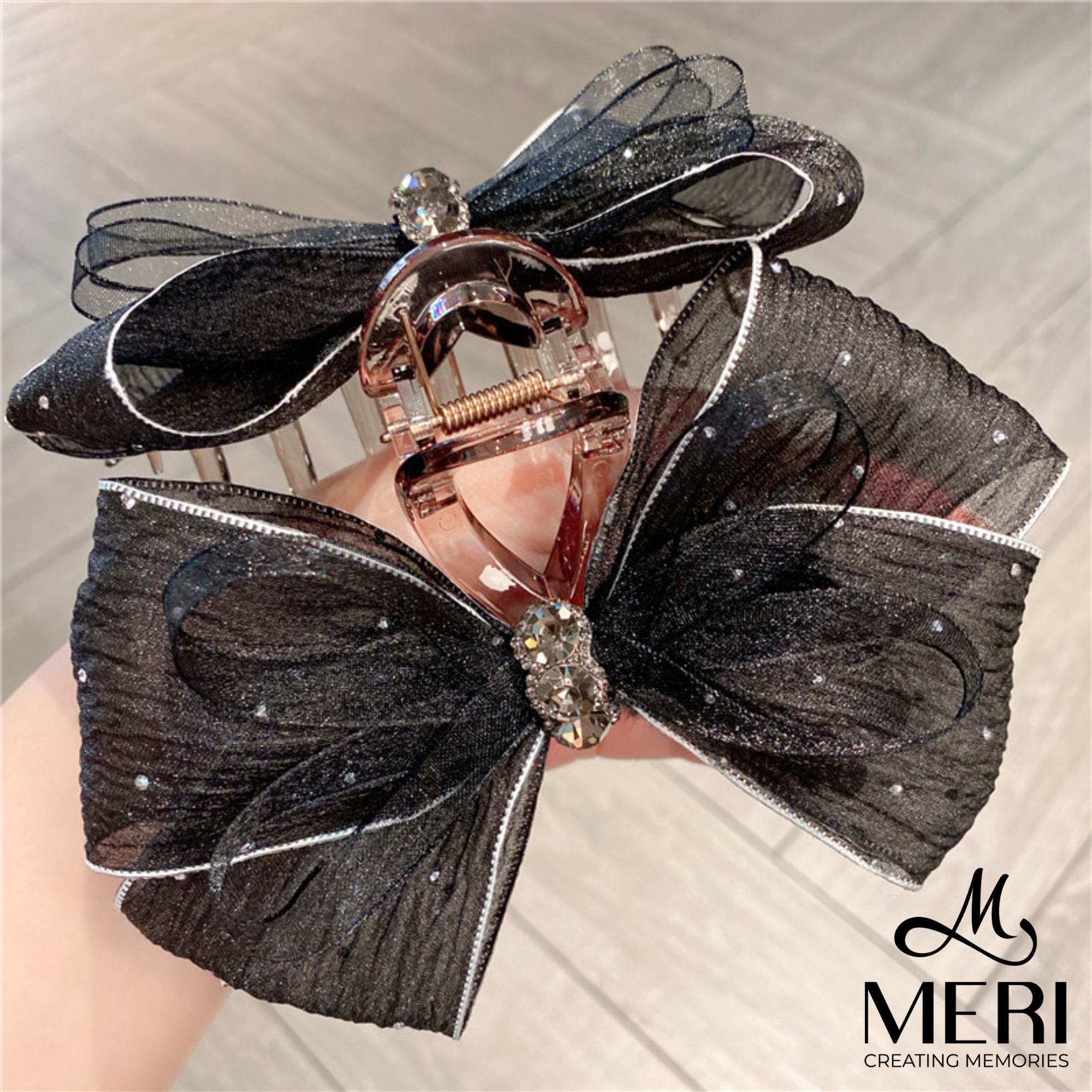  Kẹp tóc nữ Nocturne Bow 