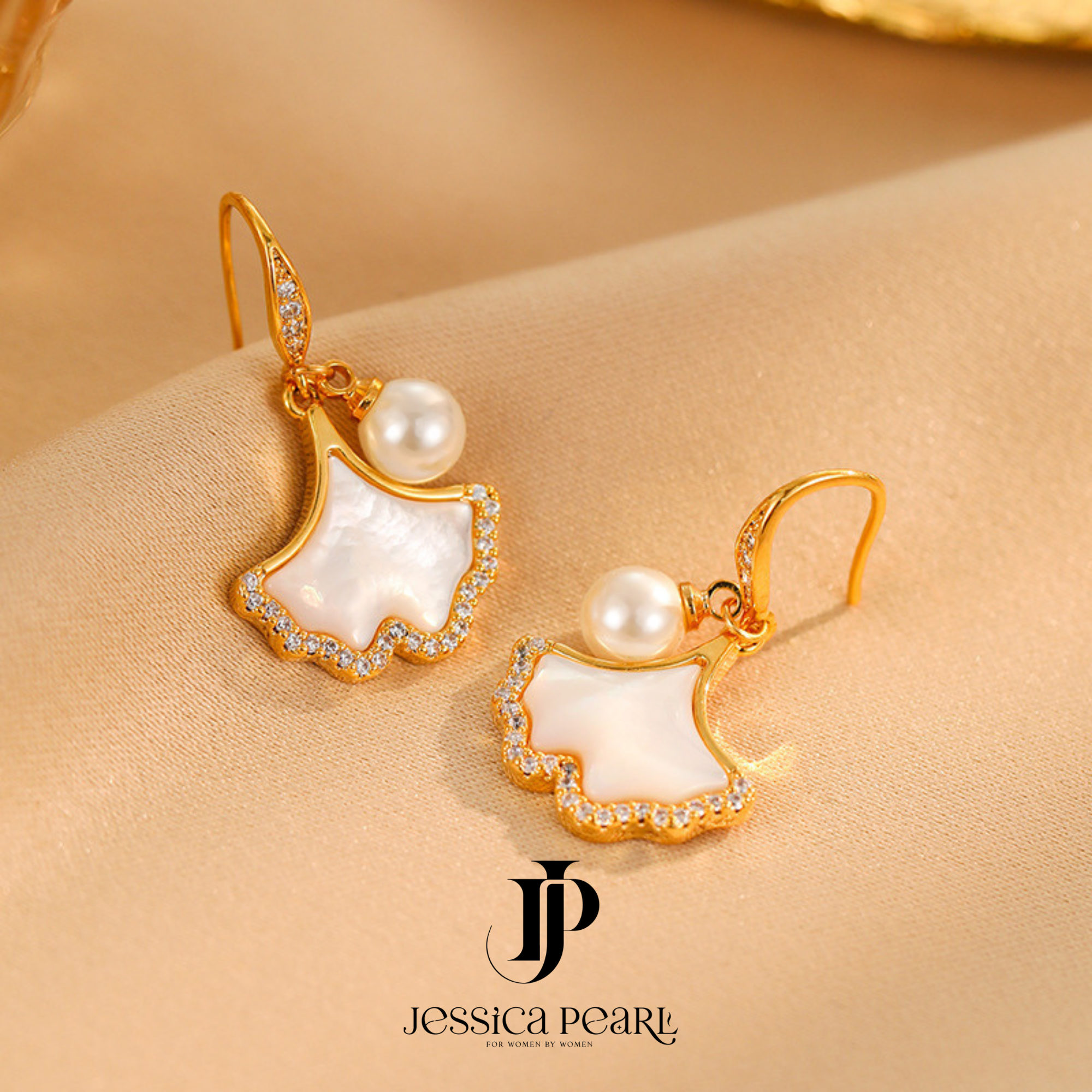  Khuyên tai nữ Gentle Ginkgo 