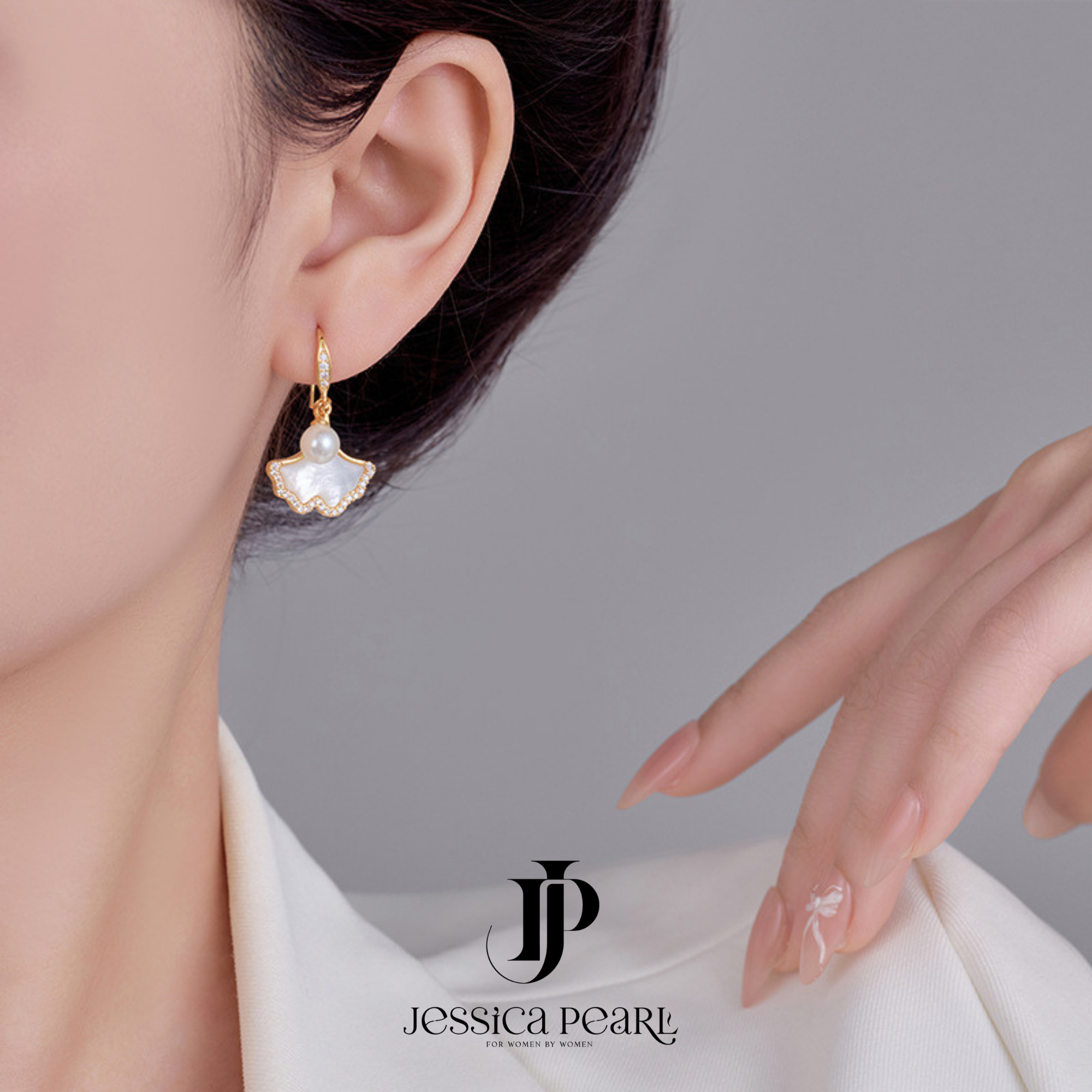  Khuyên tai nữ Gentle Ginkgo 