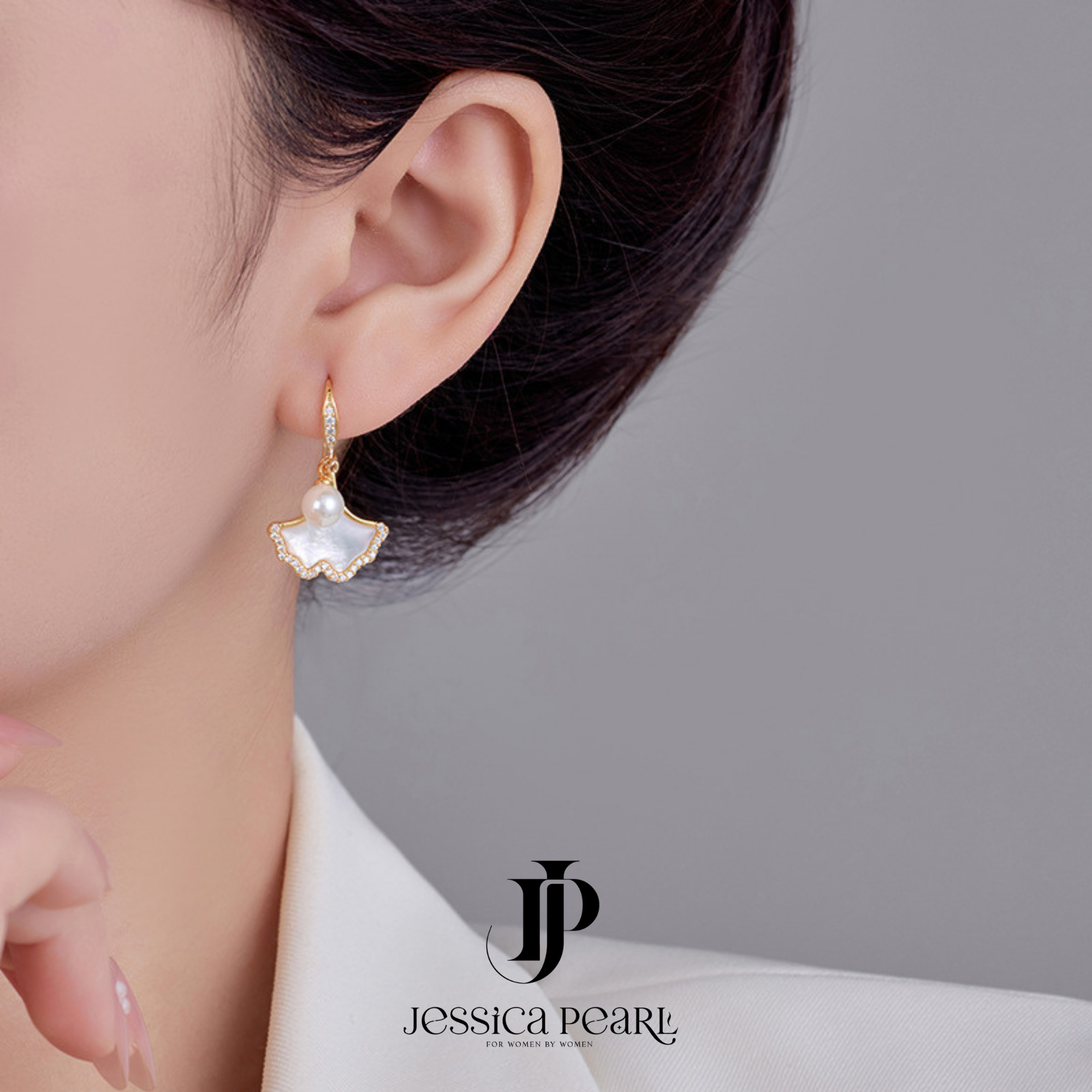  Khuyên tai nữ Gentle Ginkgo 