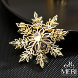  Cài áo Blush Snowflake 