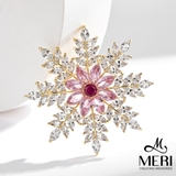  Cài áo Blush Snowflake 