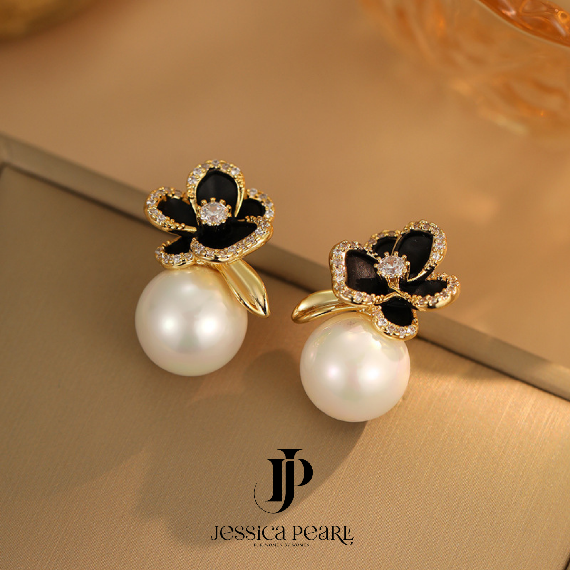  Khuyên tai nữ Black Blossom 