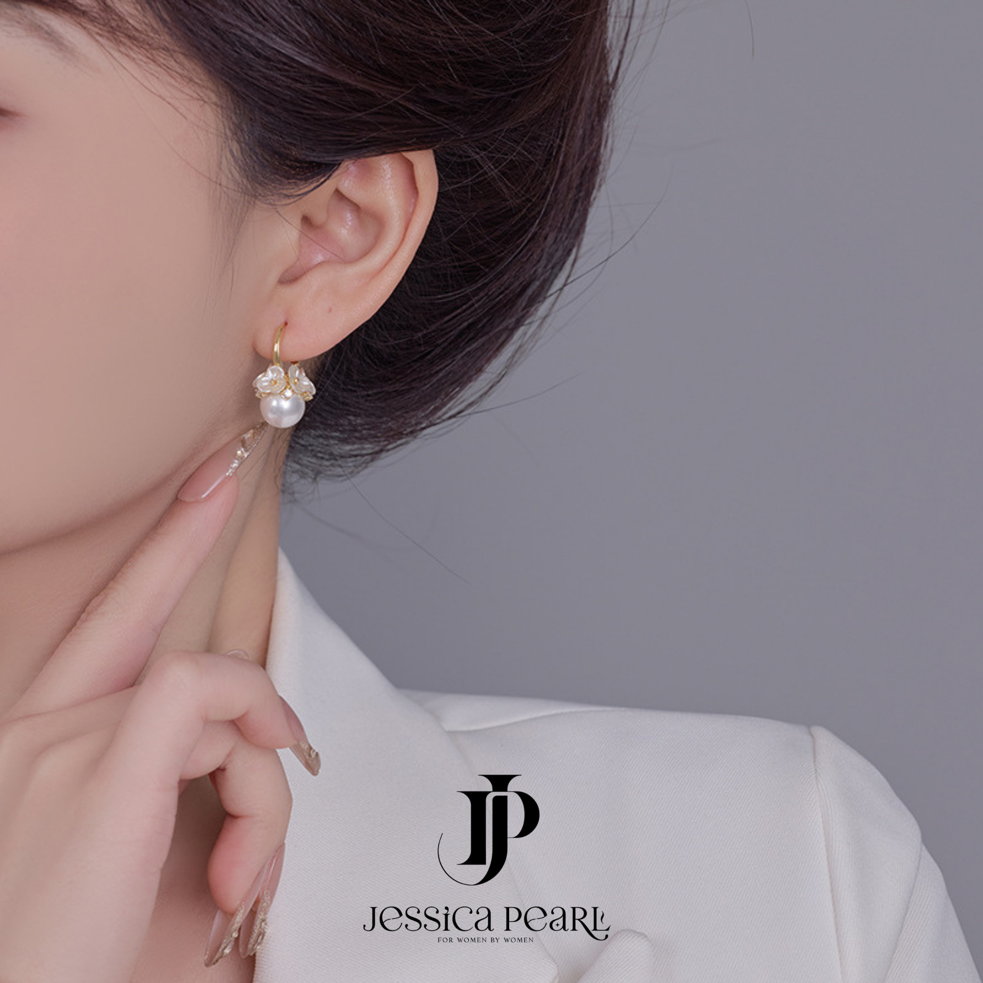  Khuyên tai nữ Petite Flower 