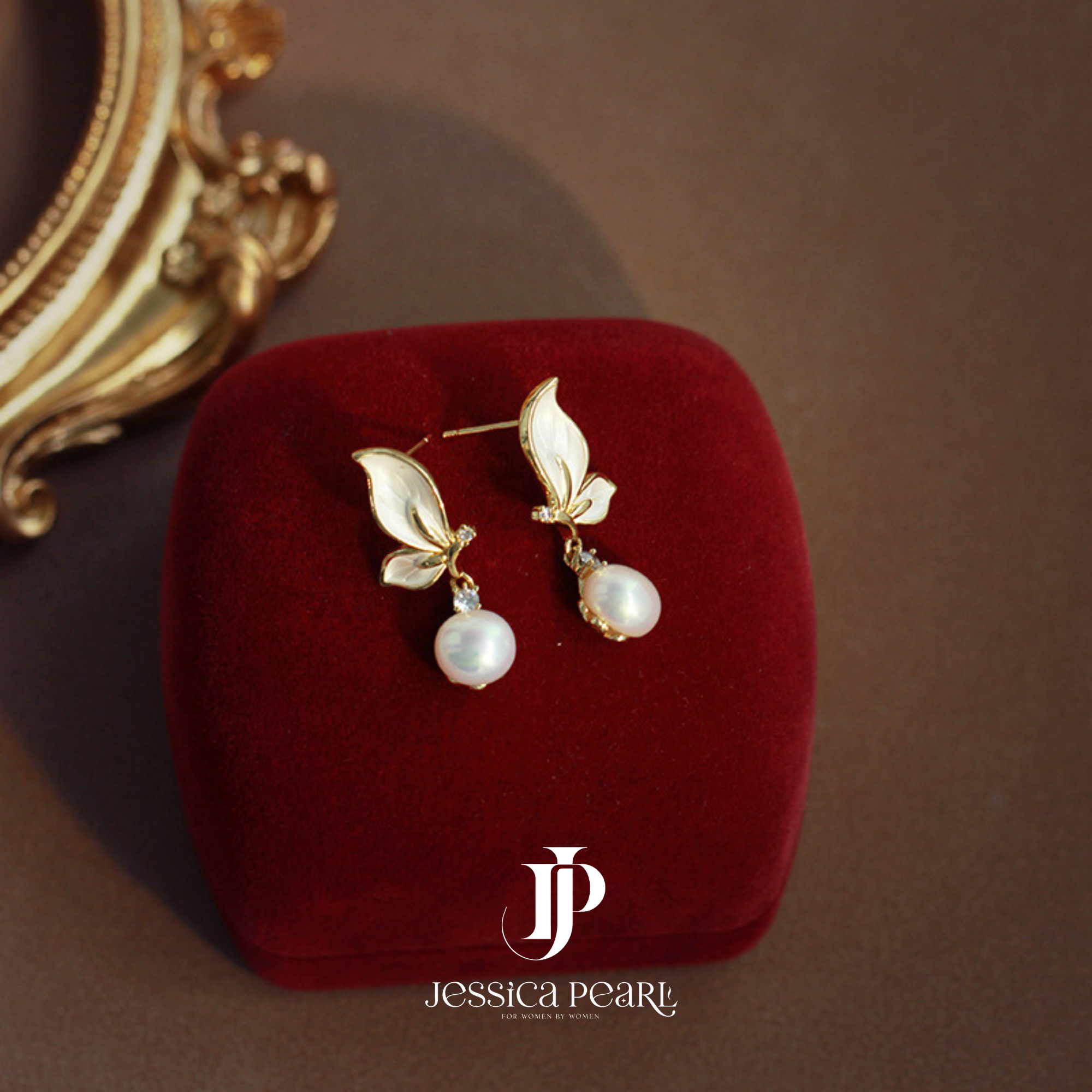  Khuyên tai nữ Butterfly Drop 