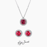  Bộ trang sức bạc Ý 925 Sweet Strawberry 