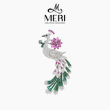  Cài áo Peacock Bloom 