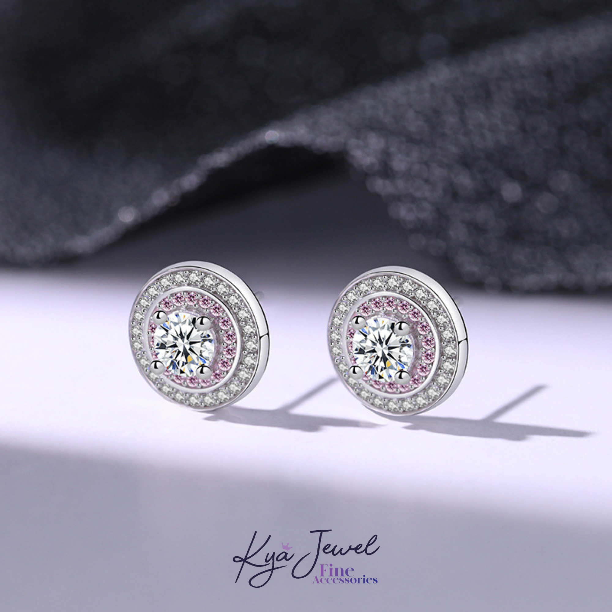  Khuyên tai nữ Romantic Circle 