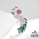  Cài áo Peacock Bloom 