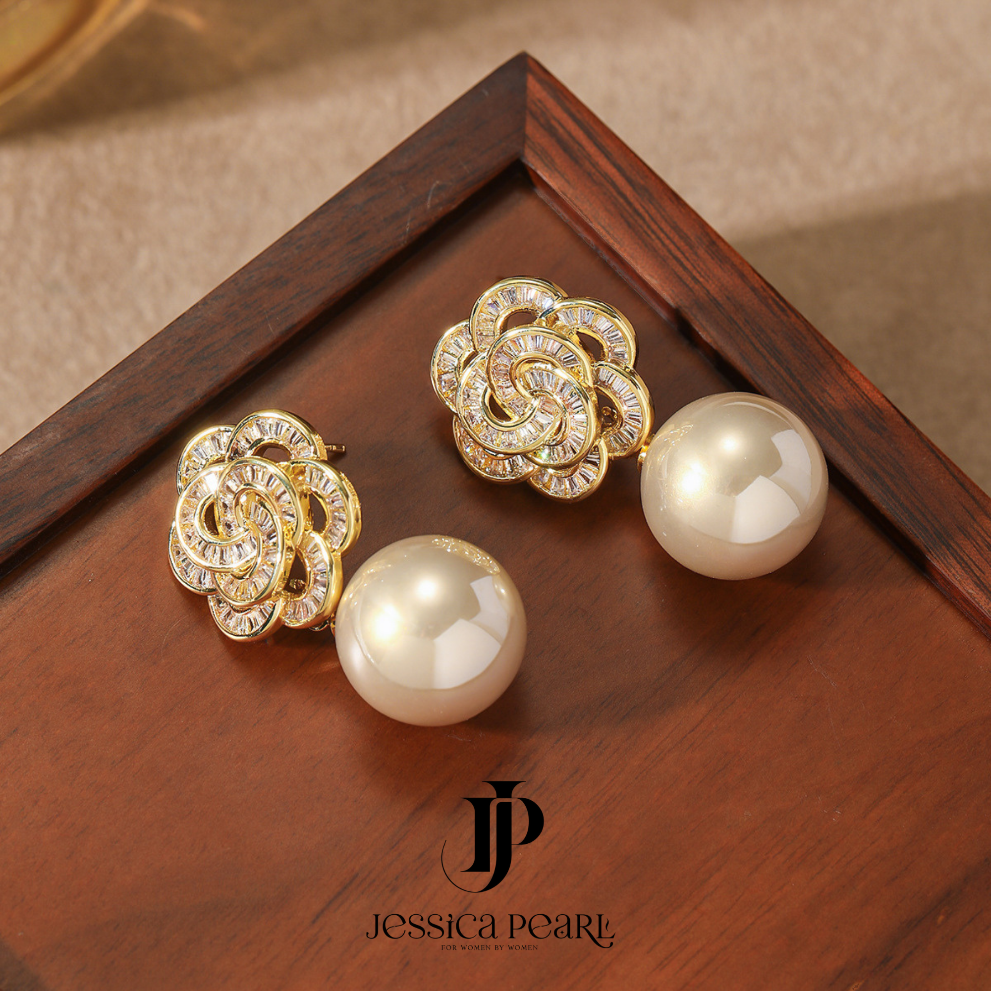  Khuyên tai nữ Modern Petal 