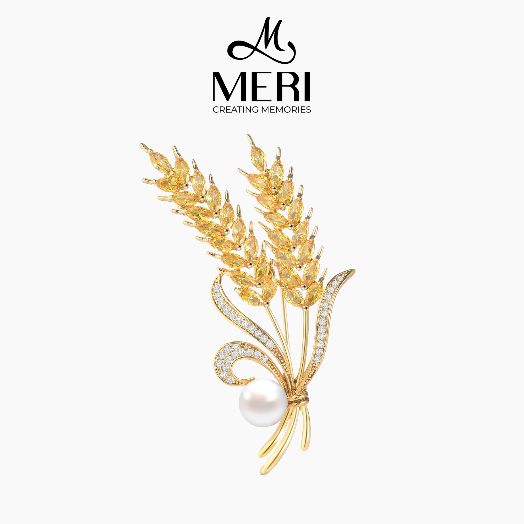  Cài áo Golden Barley 