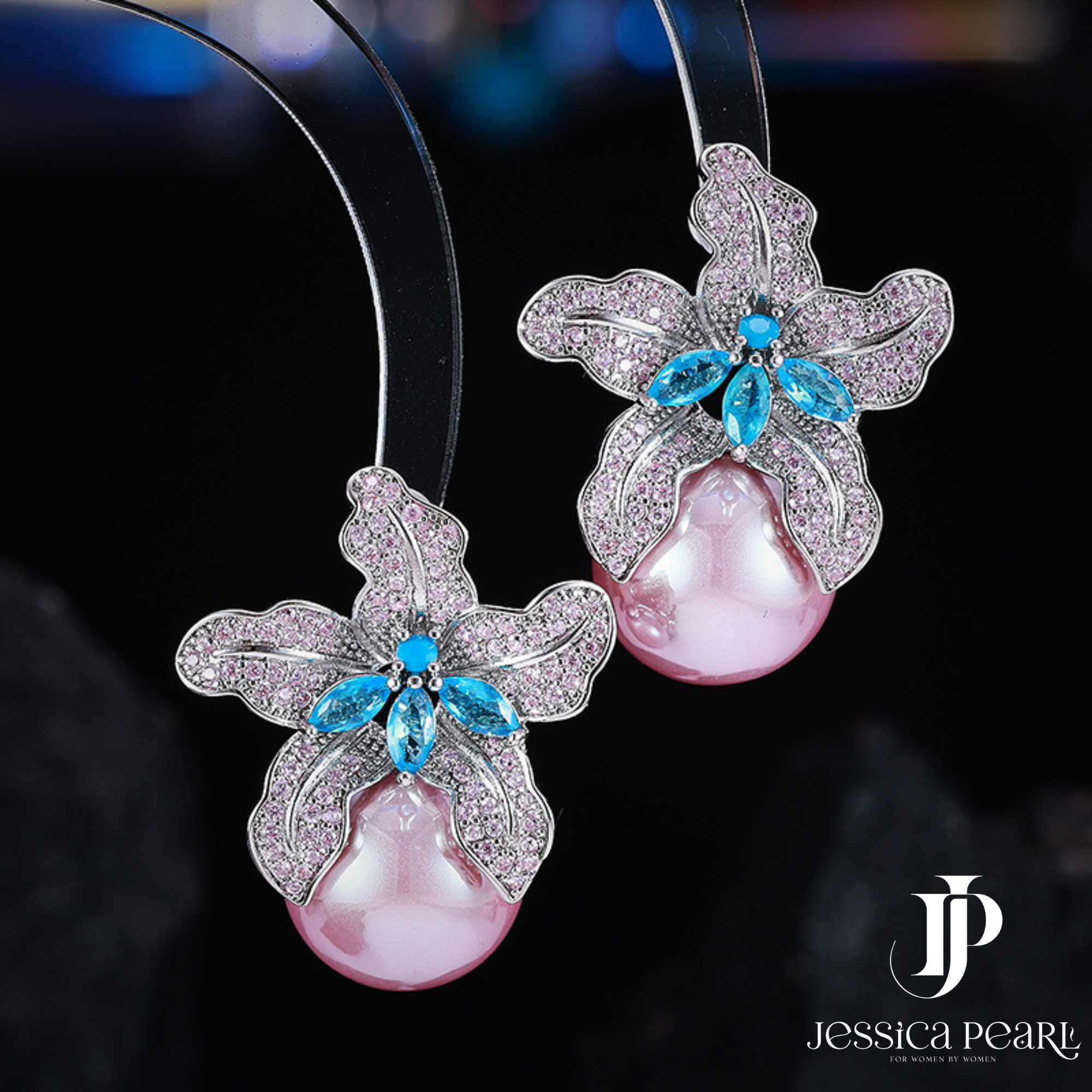  Khuyên tai nữ Pearl Orchid 