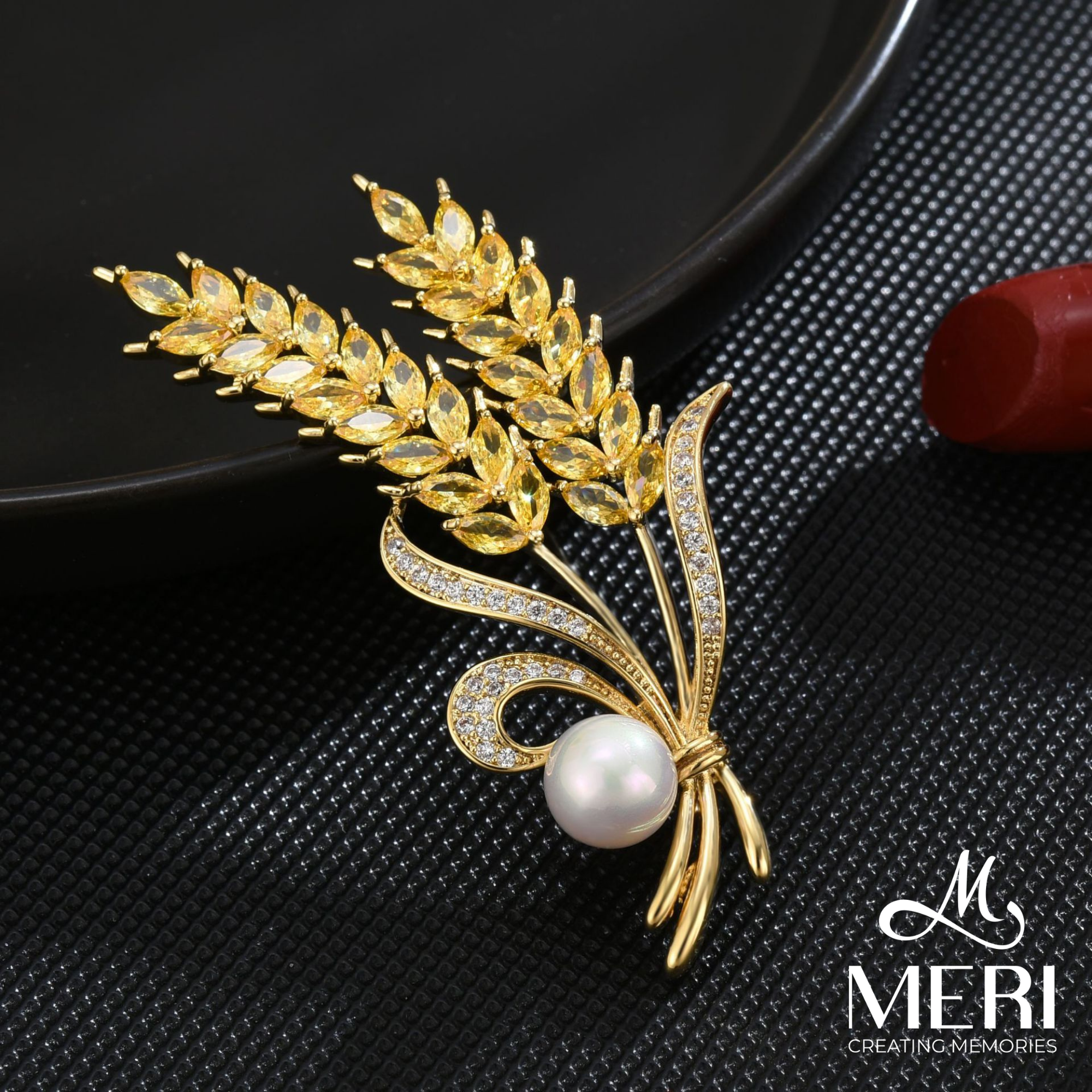  Cài áo Golden Barley 