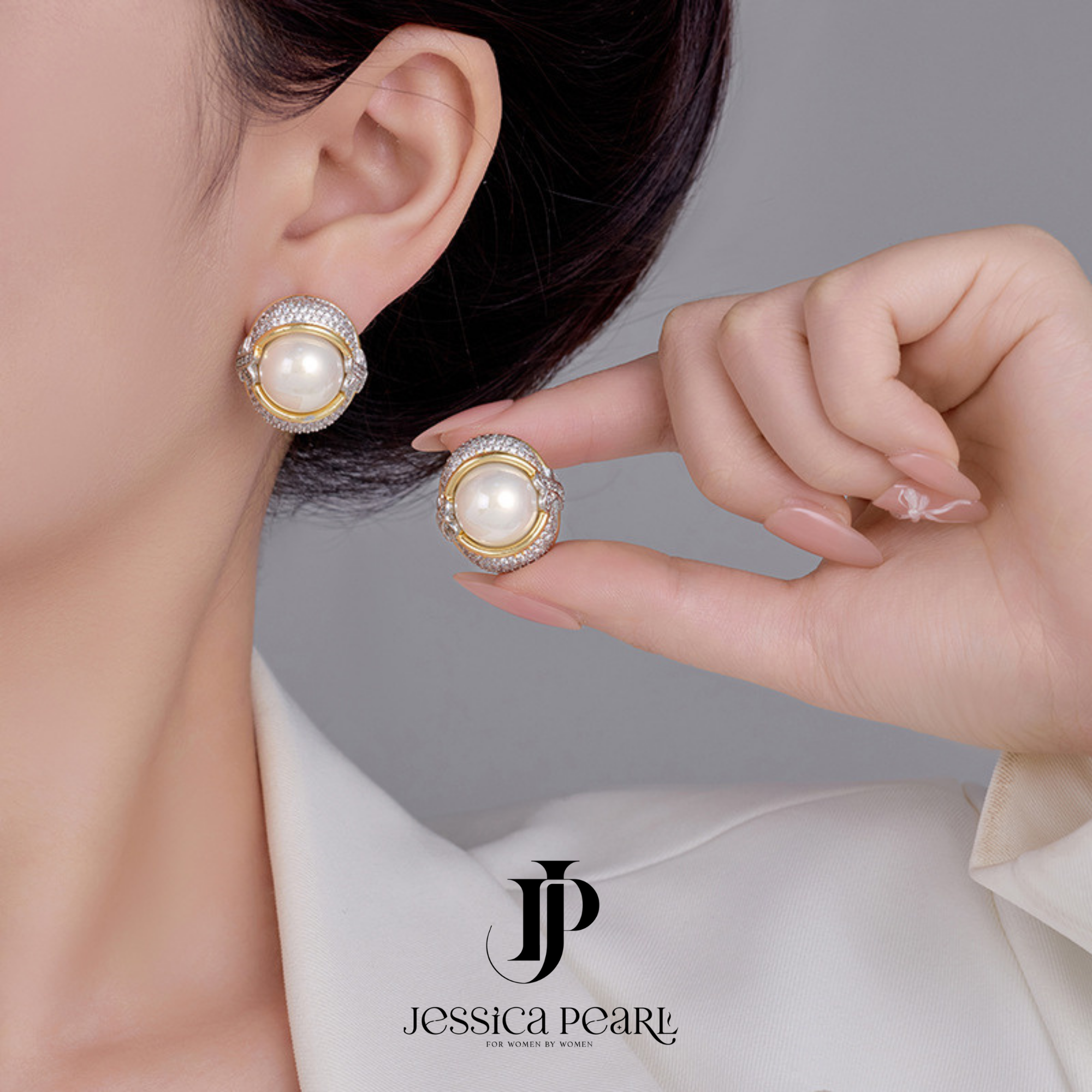  Khai tai nữ Oval Elegance 