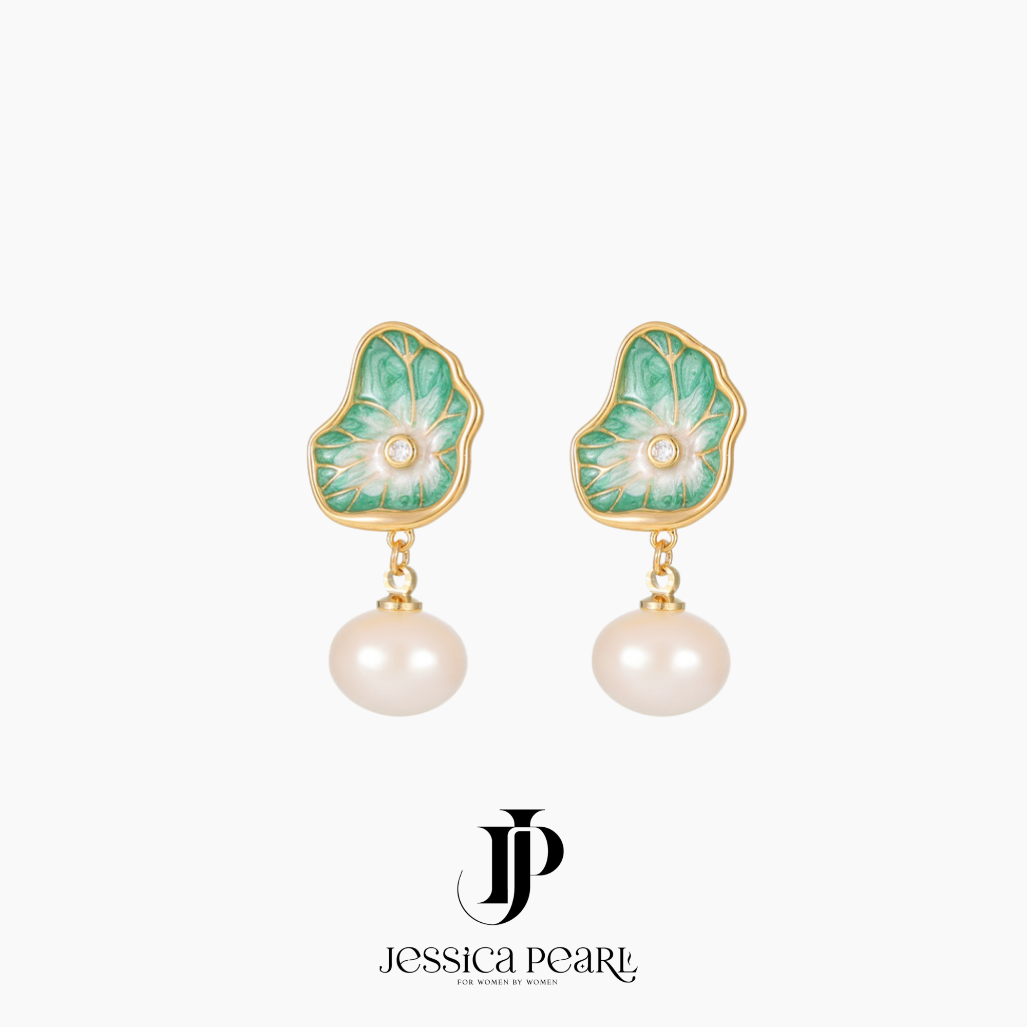  Khuyên tai nữ Lotus Leaf 