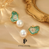  Khuyên tai nữ Lotus Leaf 