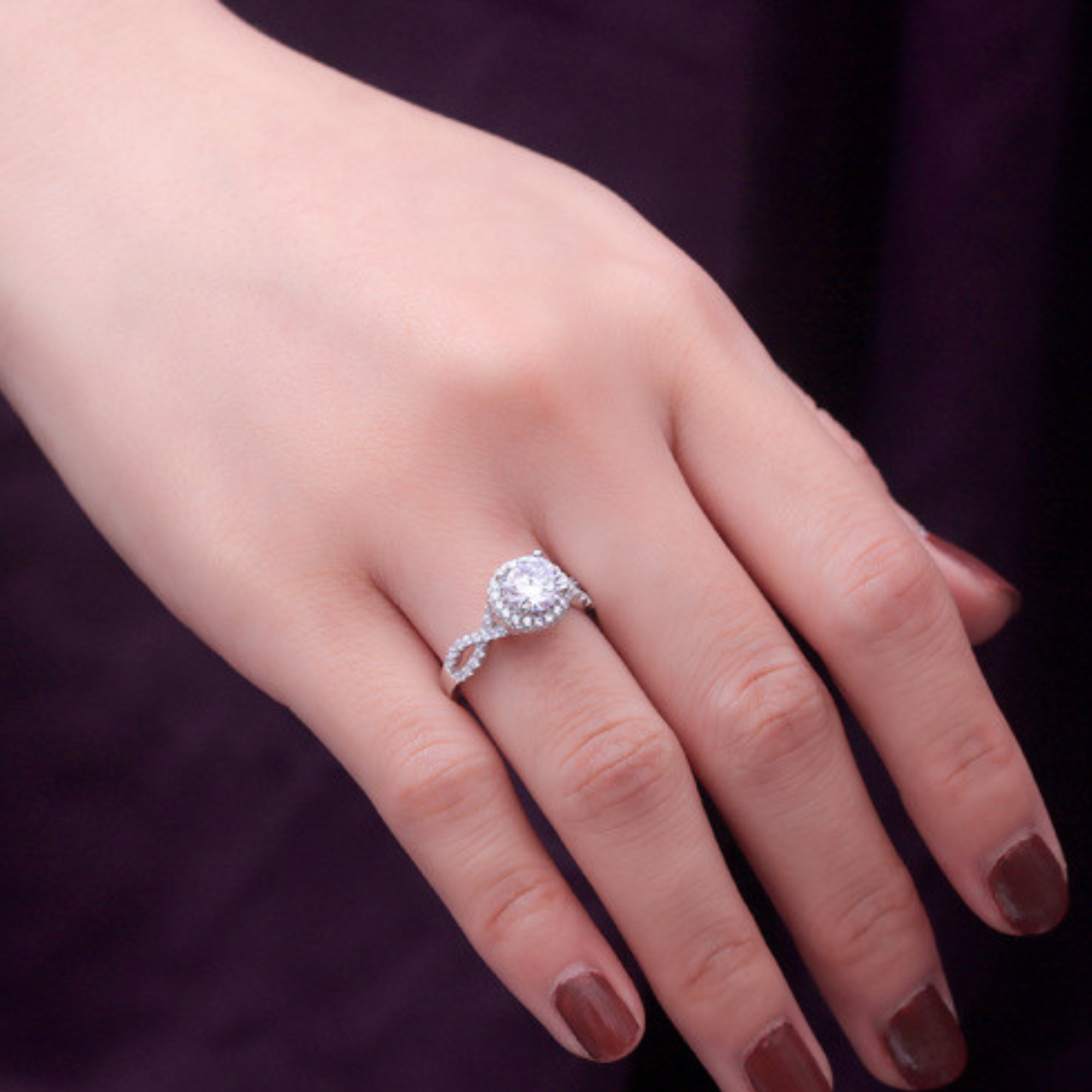  Bộ trang sức nữ Halo Circle 