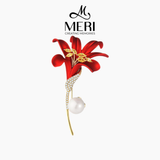  Cài áo Red Lily 
