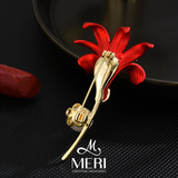  Cài áo Red Lily 