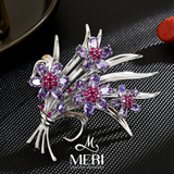 Cài áo Violet Bouquet 
