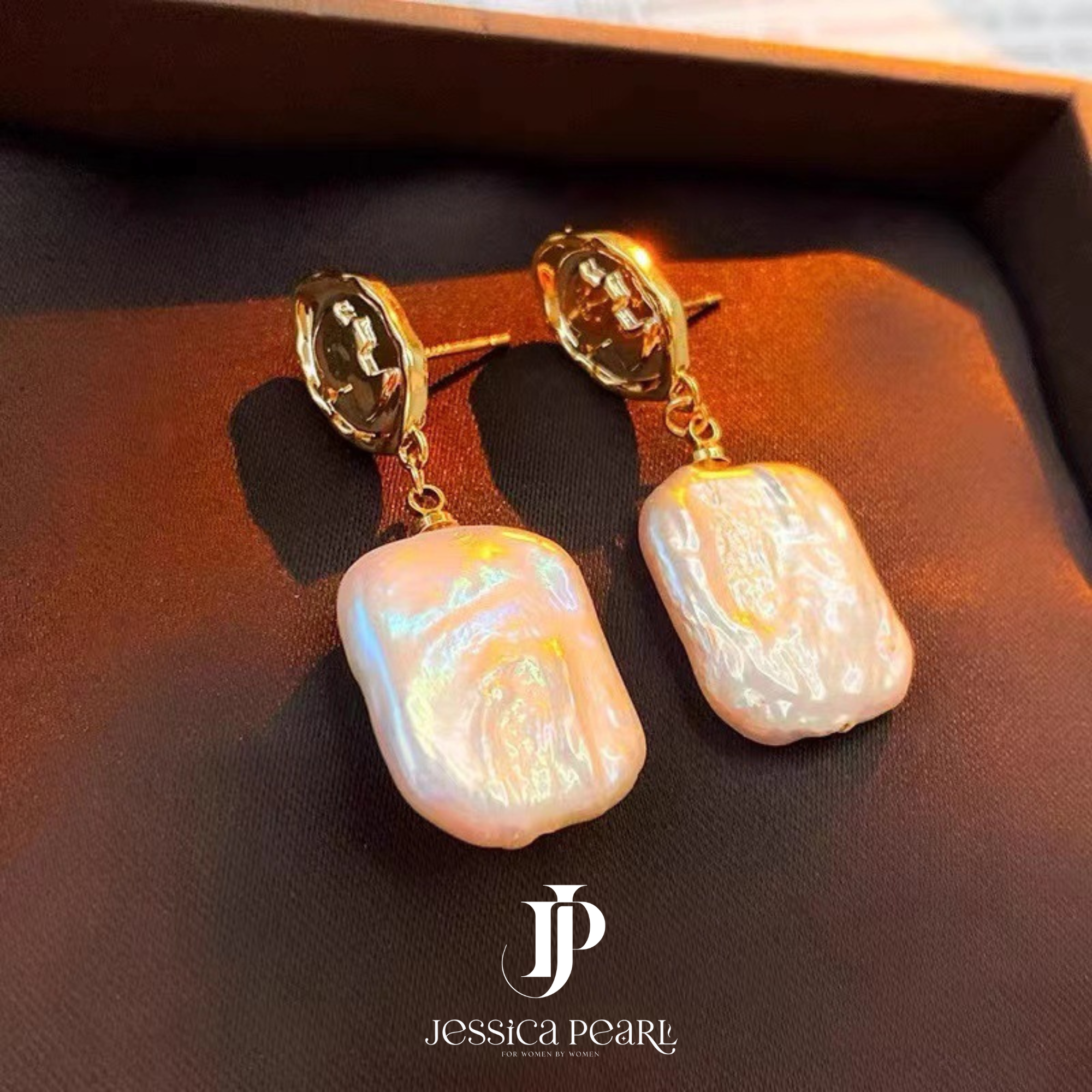  Khuyên tai nữ Modern Pearl 