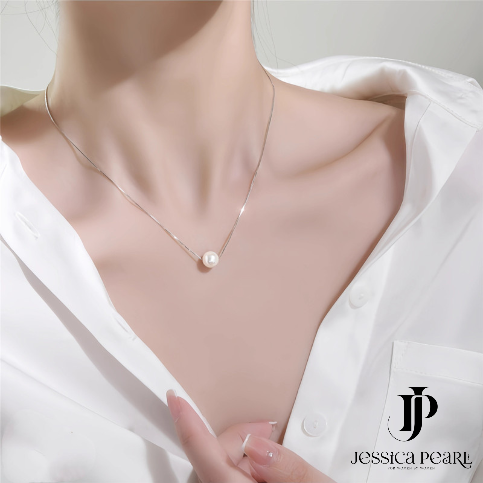  Dây chuyền nữ Silver Pearl 