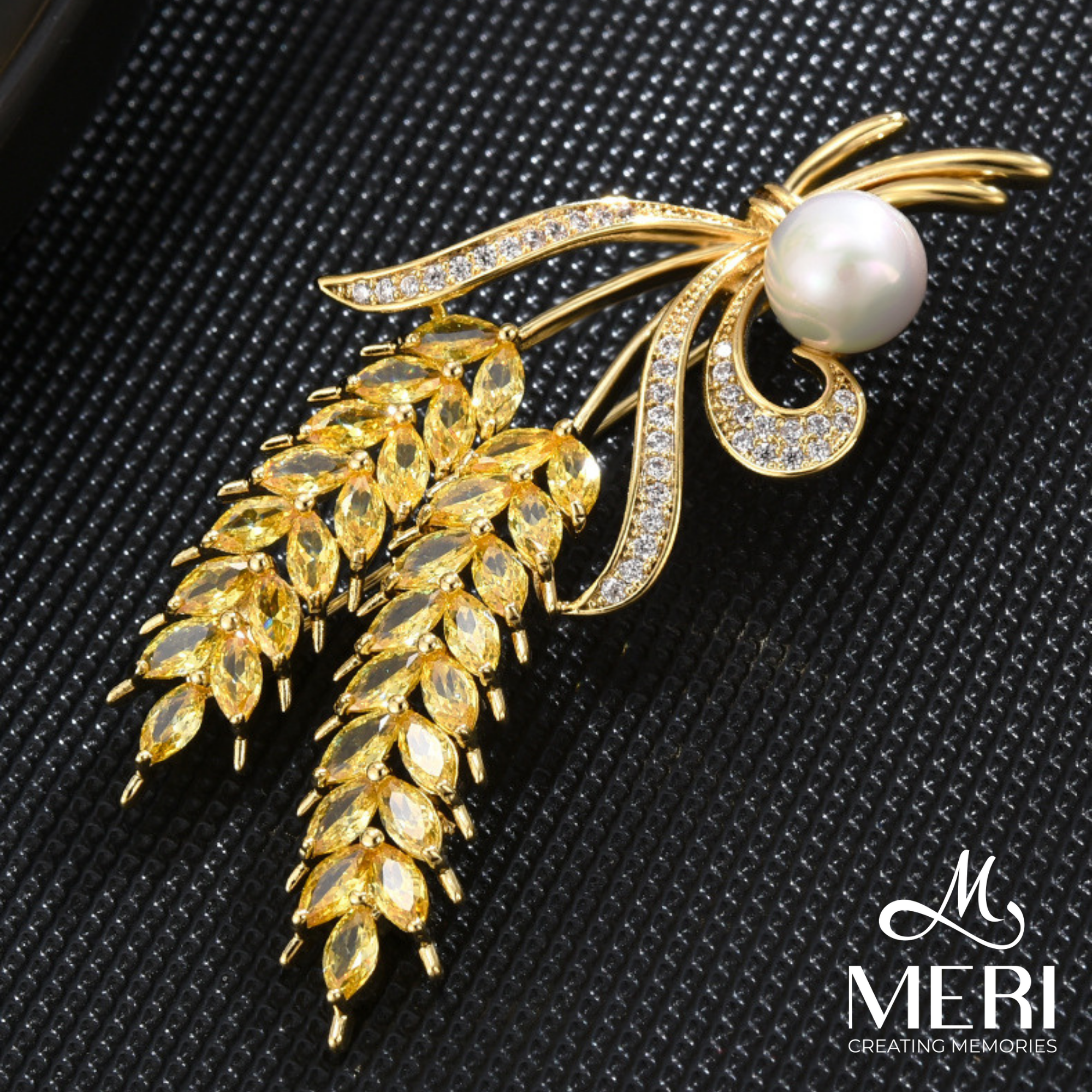  Cài áo Golden Barley 