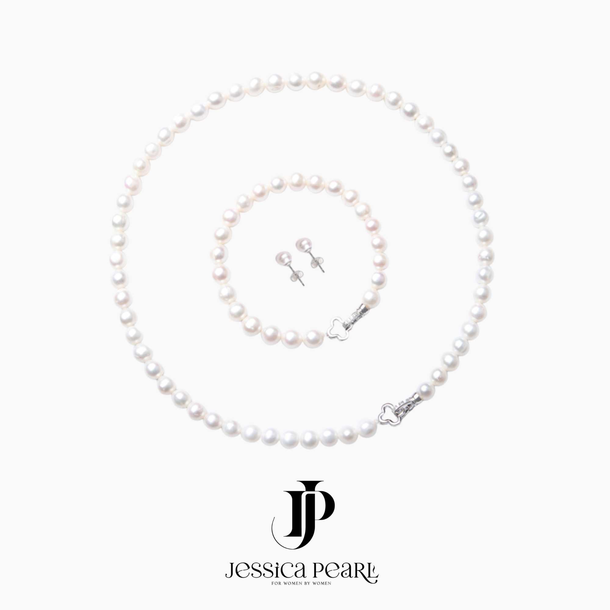  Bộ trang sức nữ ngọc trai Lucky Leaf 