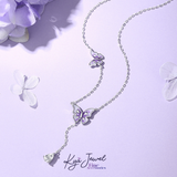  Dây chuyền nữ Purple Petite Butterfly Drop 