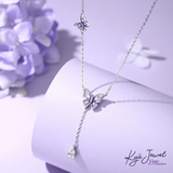  Dây chuyền nữ Purple Petite Butterfly Drop 