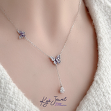  Dây chuyền nữ Purple Petite Butterfly Drop 