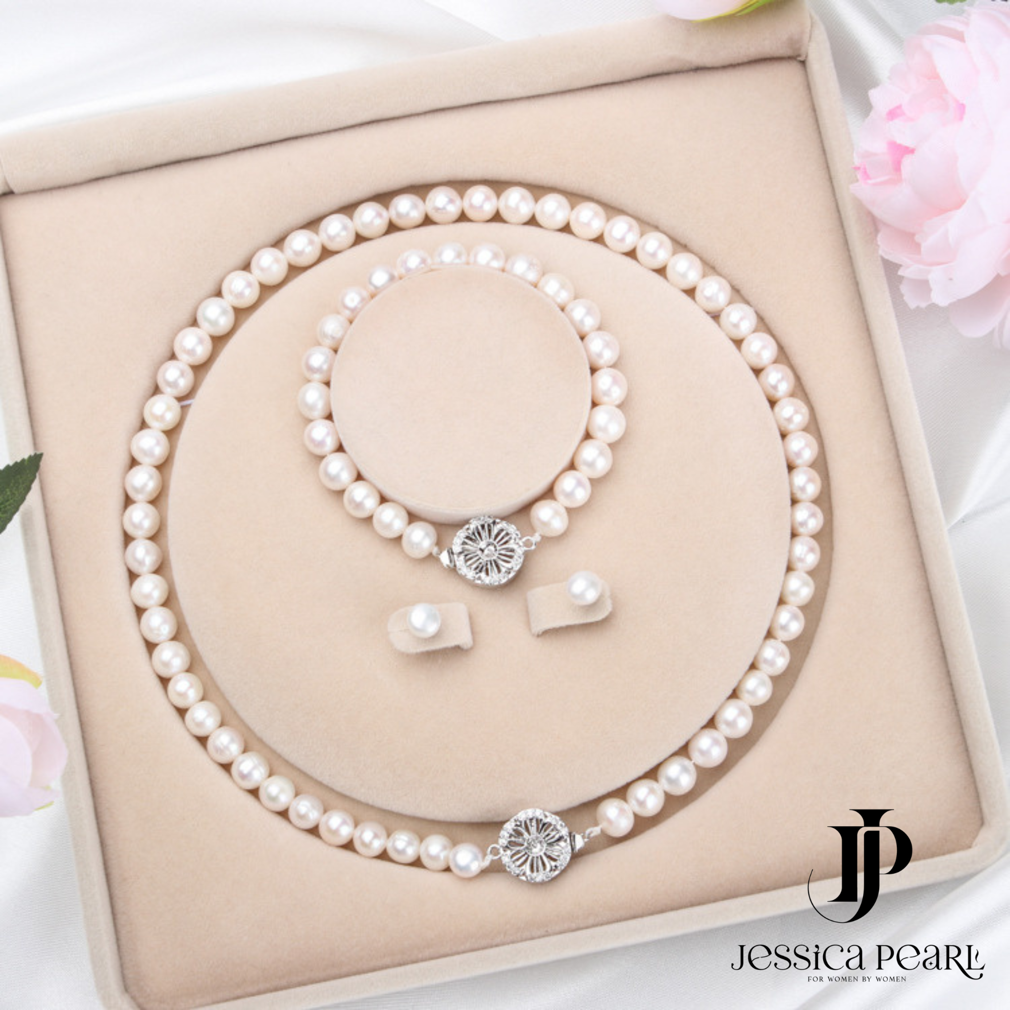  Bộ trang sức nữ ngọc trai Blooming Spring 