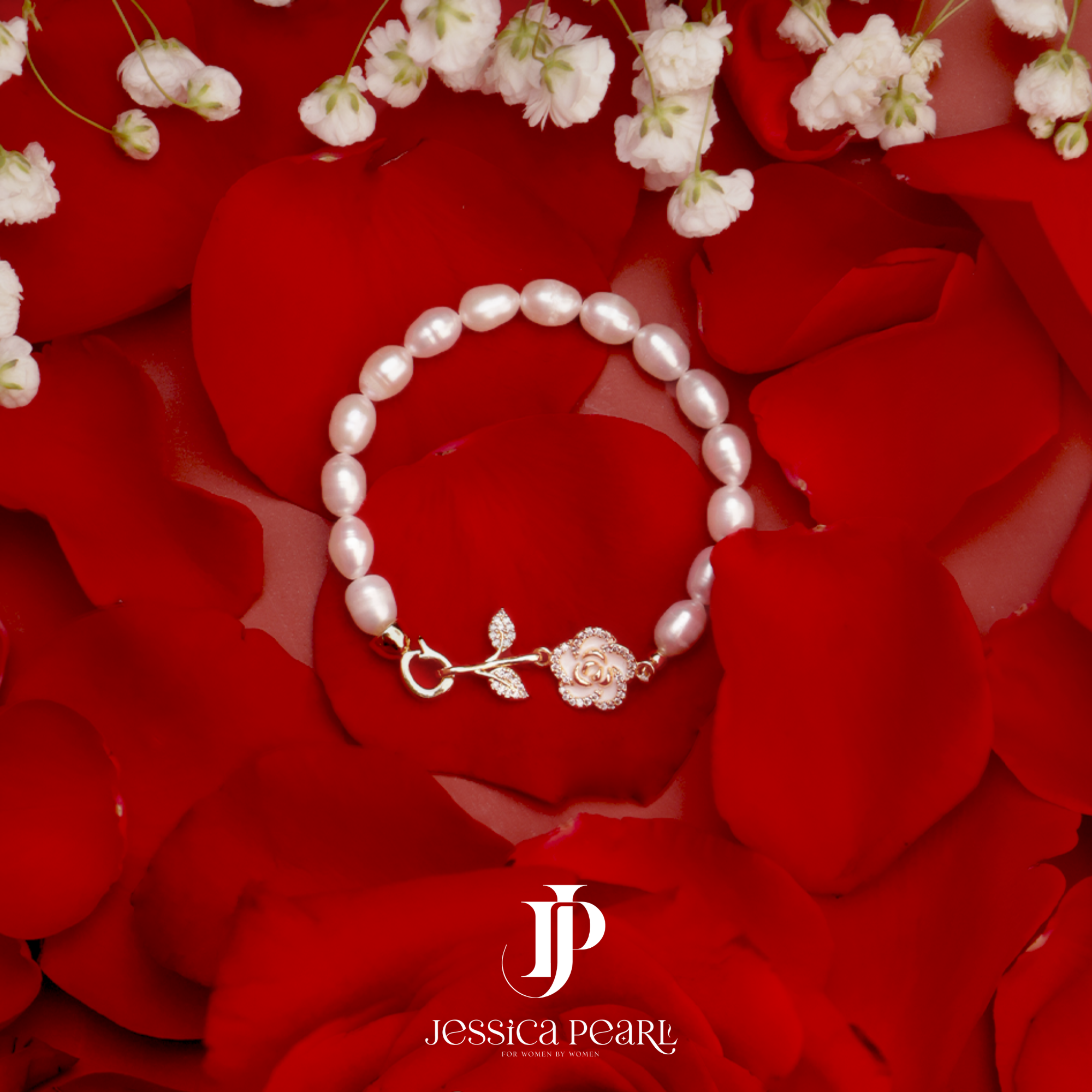  Vòng tay nữ Pearl Blossom 