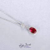  Bộ trang sức nữ bạc Ý Crimson Flame 