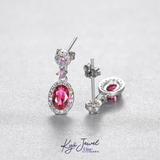  Bộ trang sức nữ bạc Ý Crimson Flame 