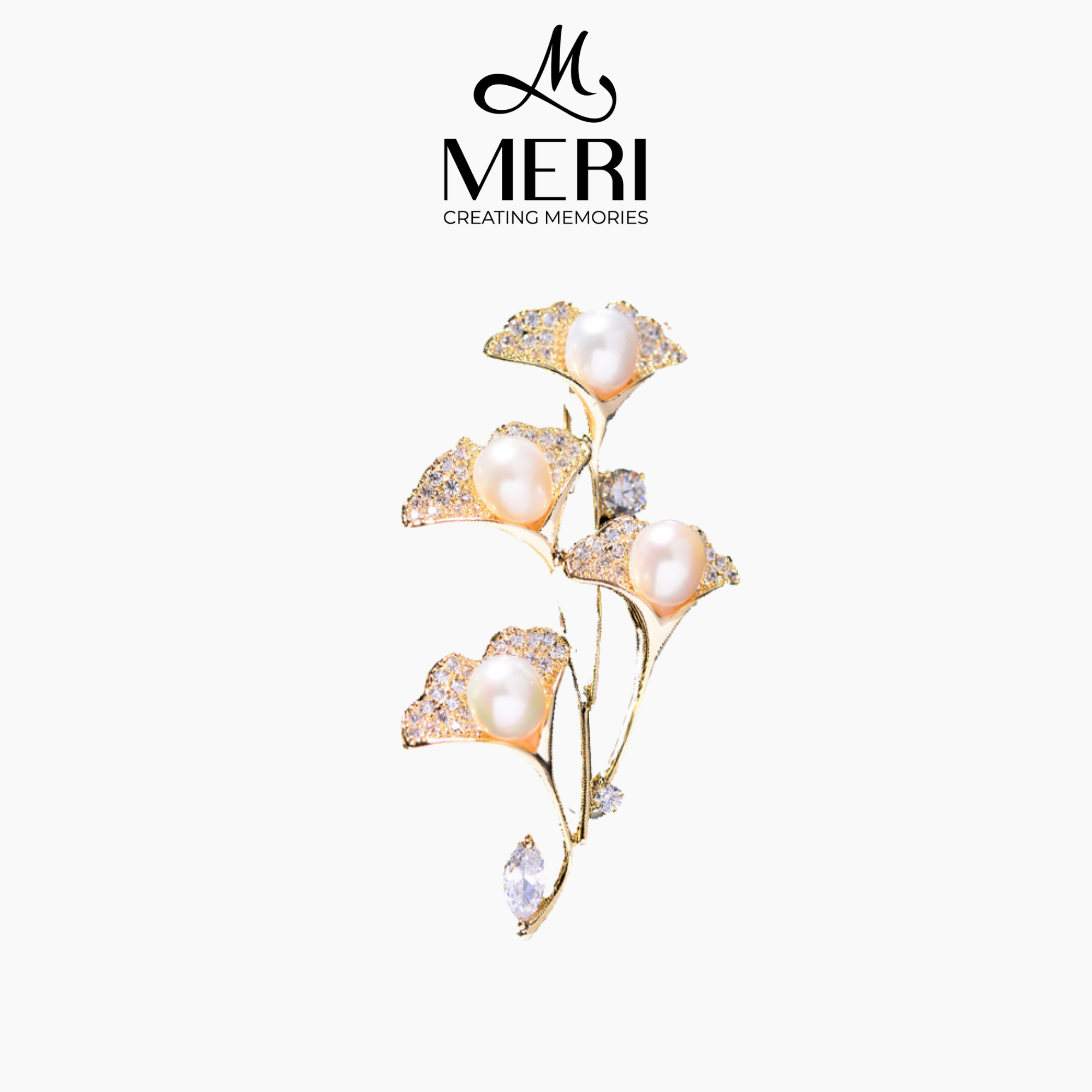  Cài áo Ginkgo Pearl 