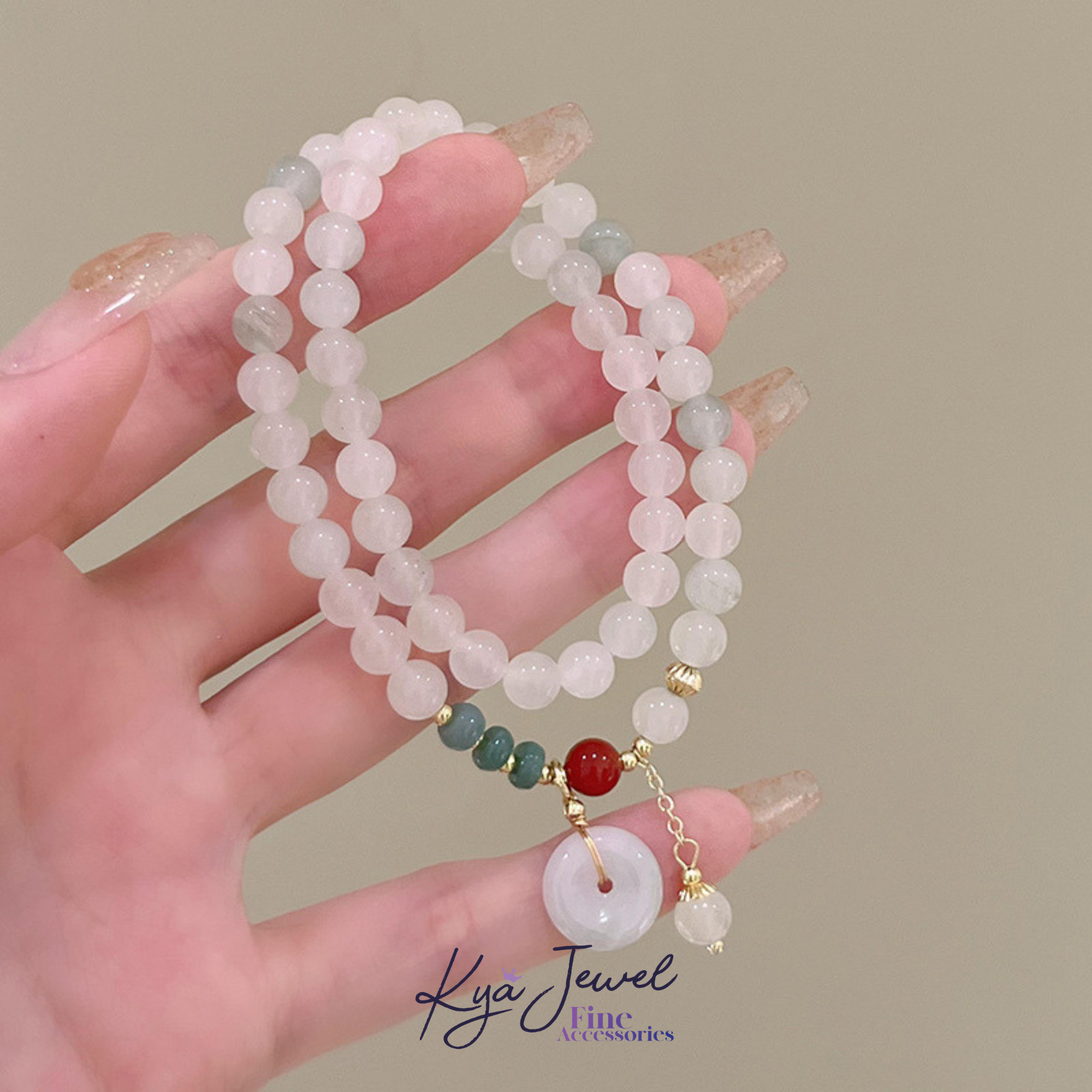  Vòng tay nữ White Drop 