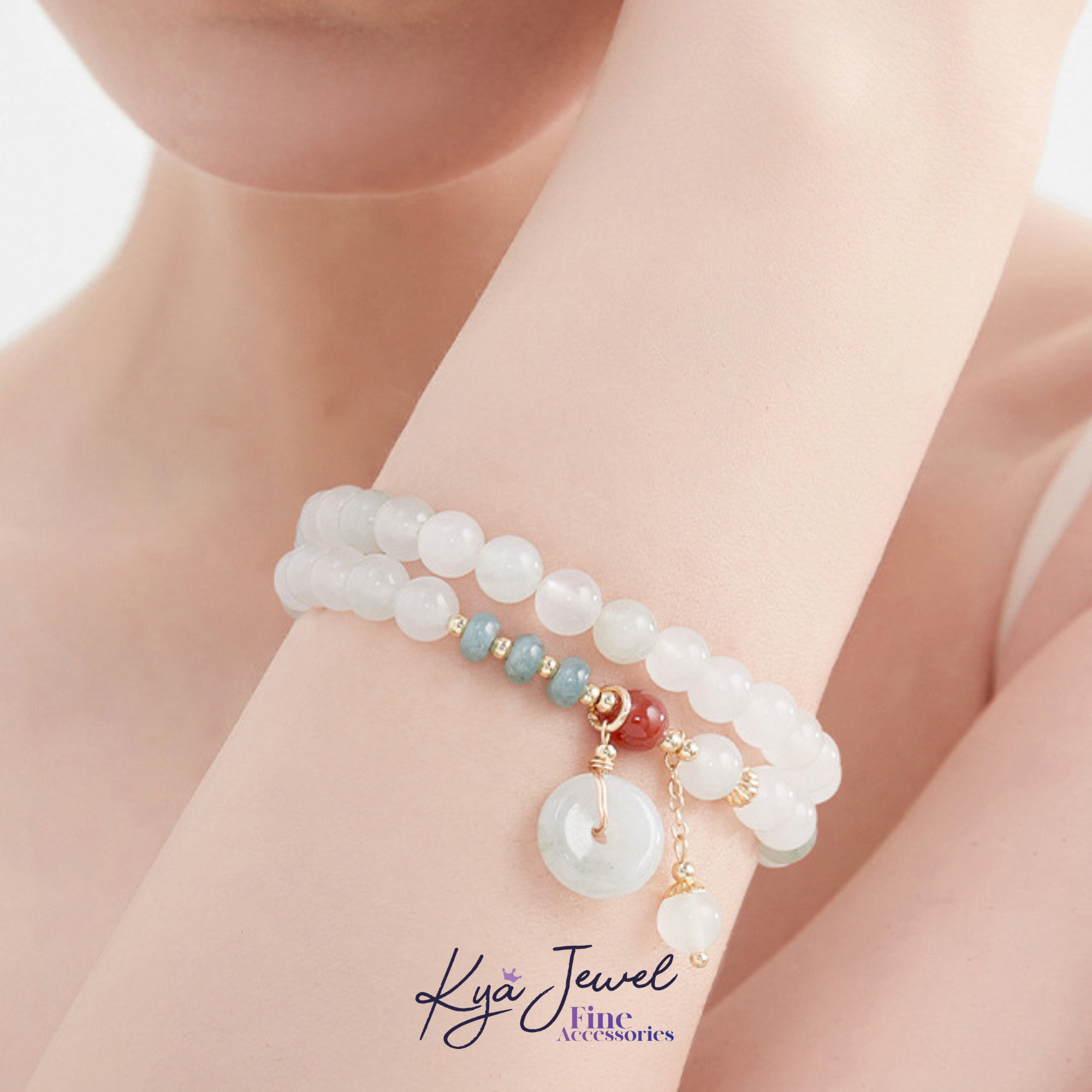  Vòng tay nữ White Drop 