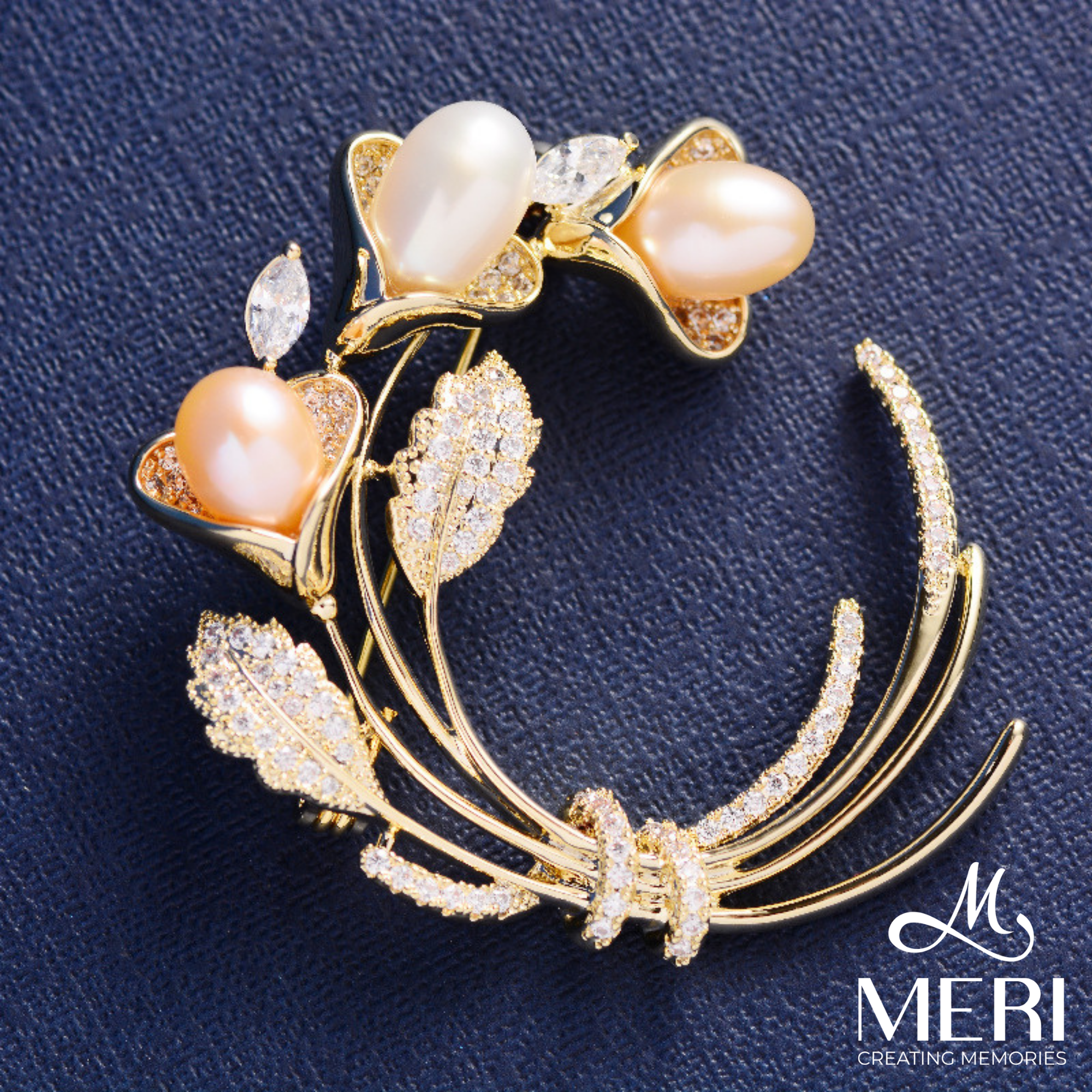  Cài áo Pearl bud 
