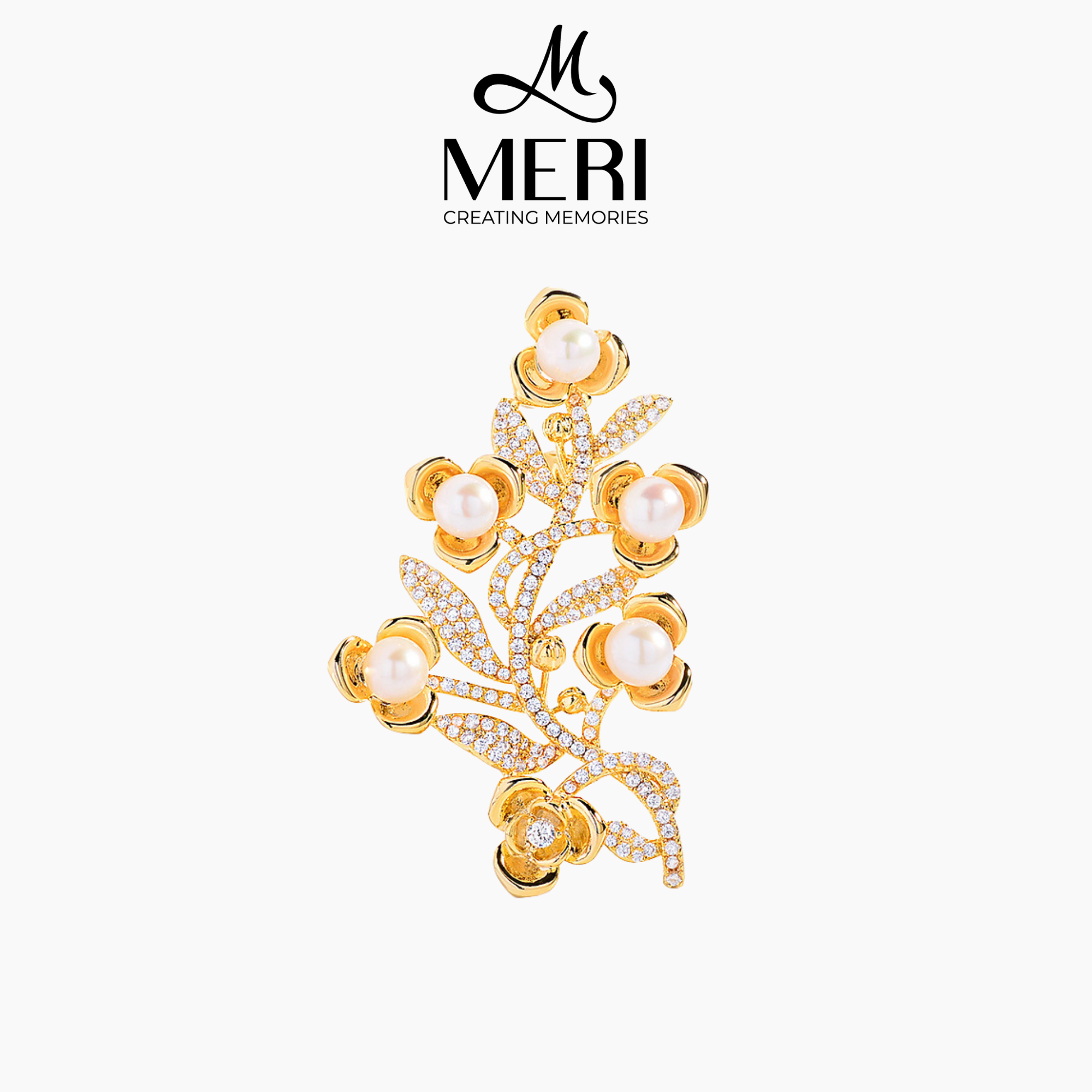  Cài áo Pearl Blossom 