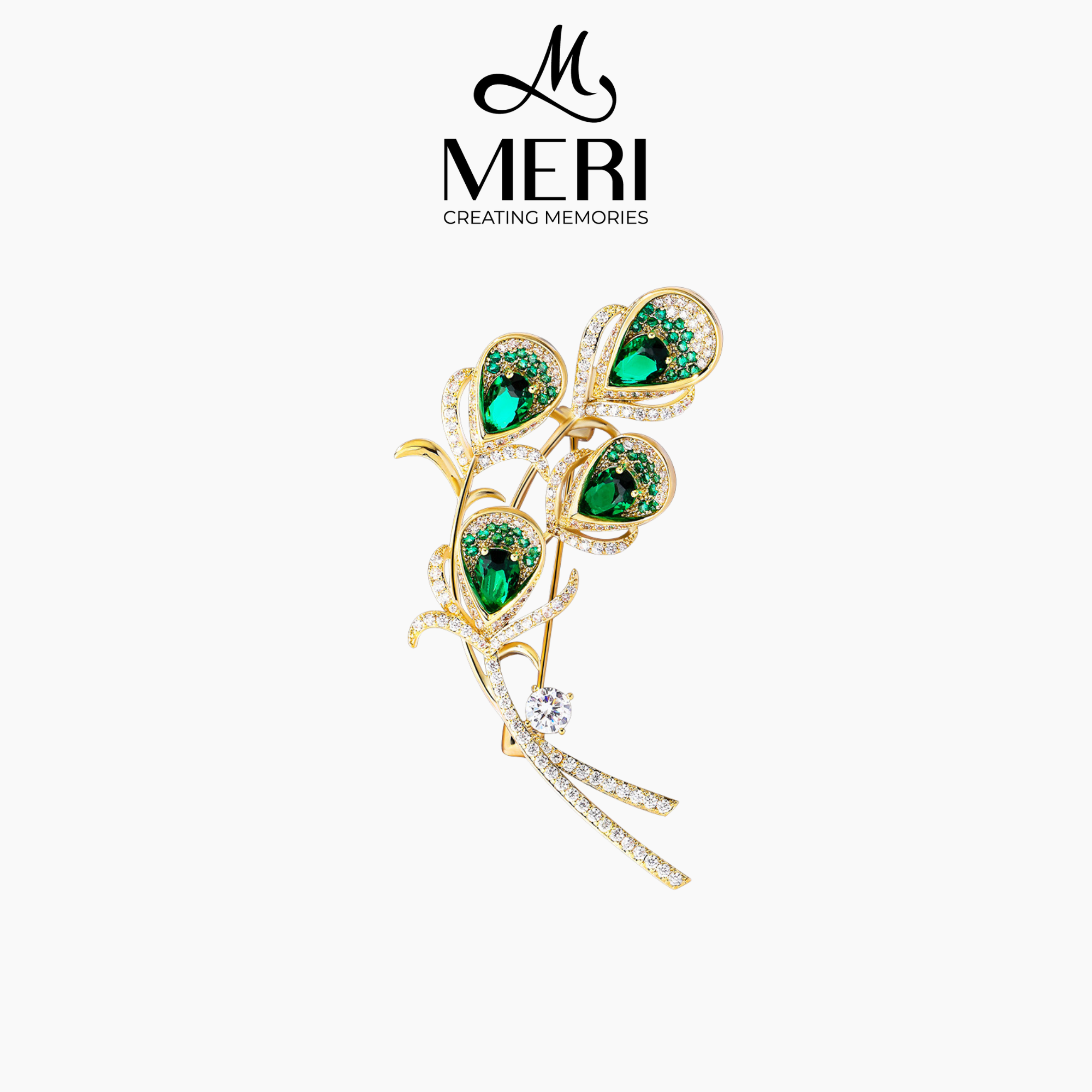  Cài áo Feathered Grace 