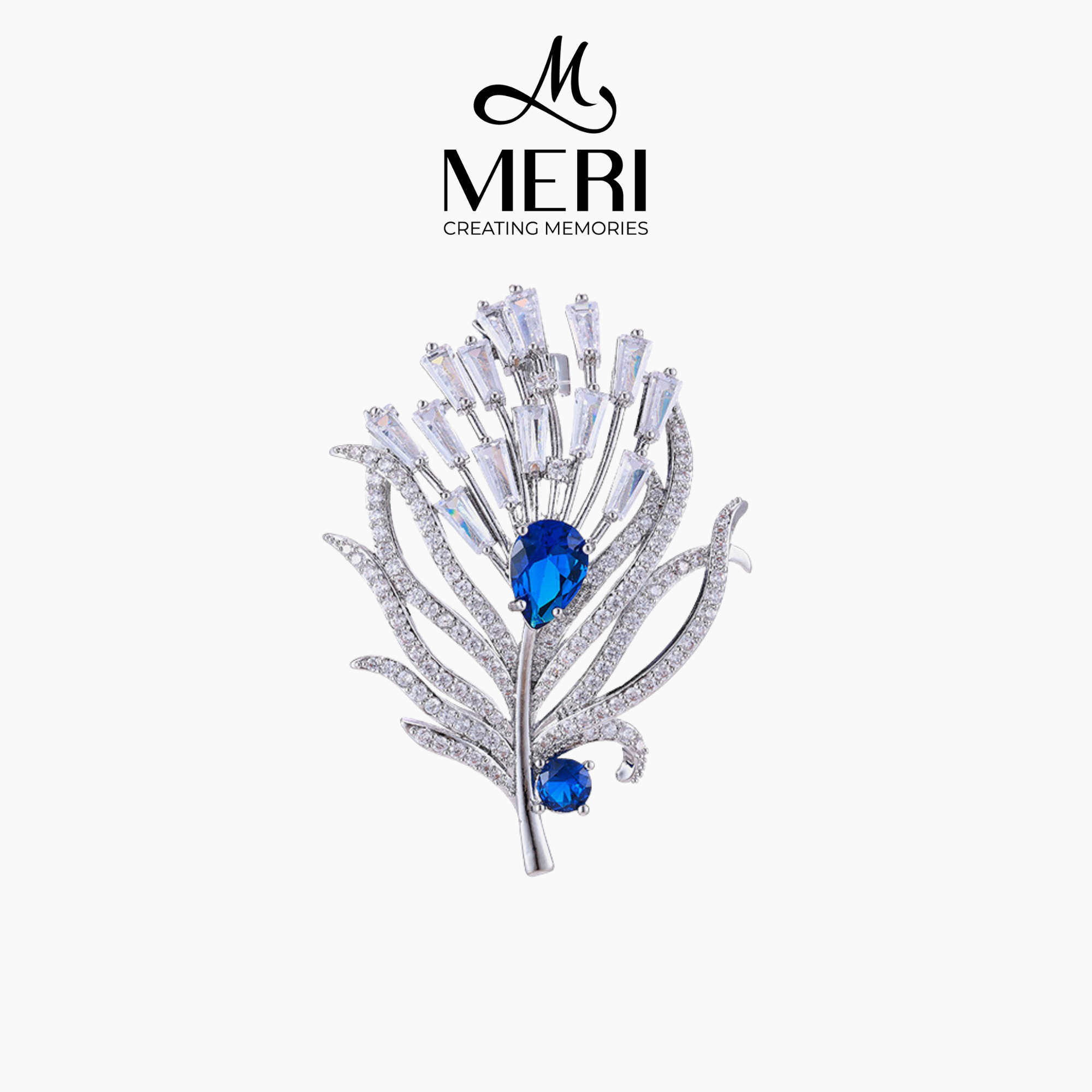  Cài áo Azure Feather 