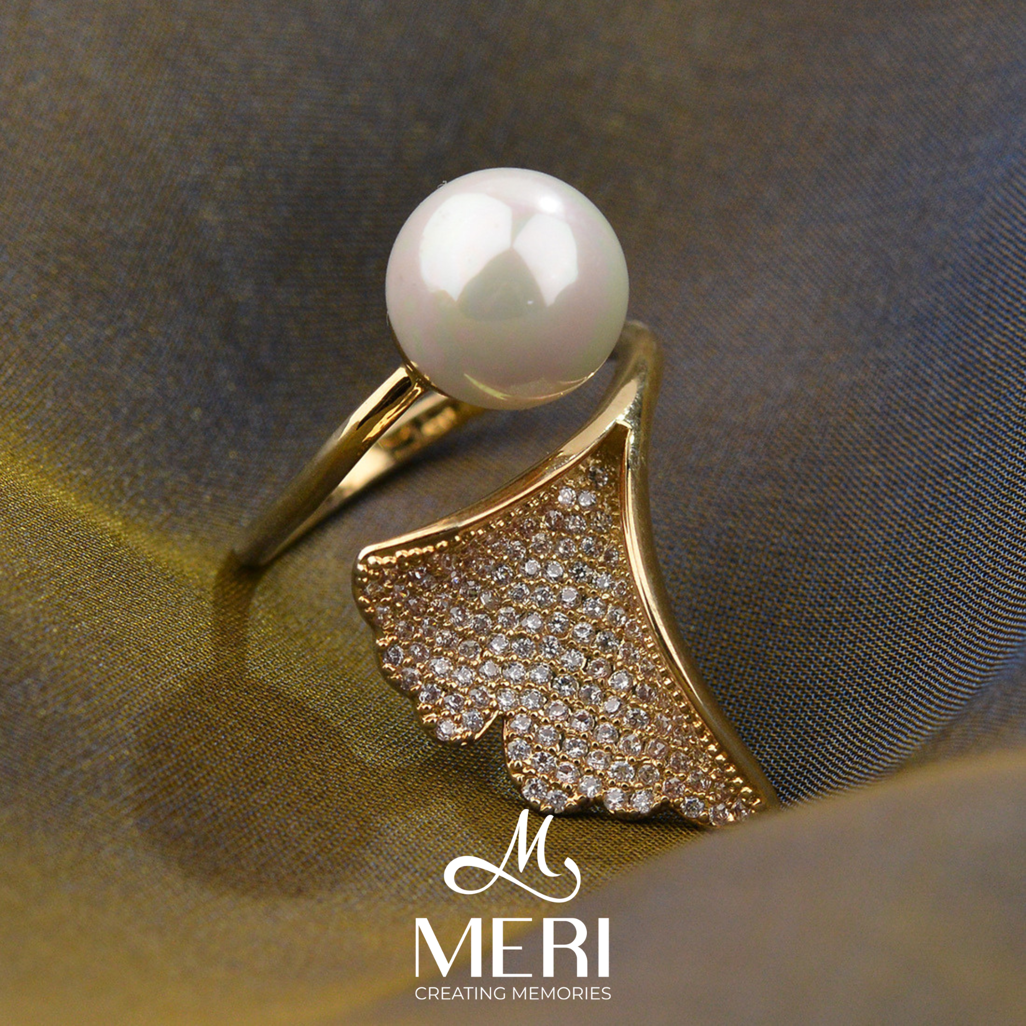  Cài khăn Ginkgo Pearl 