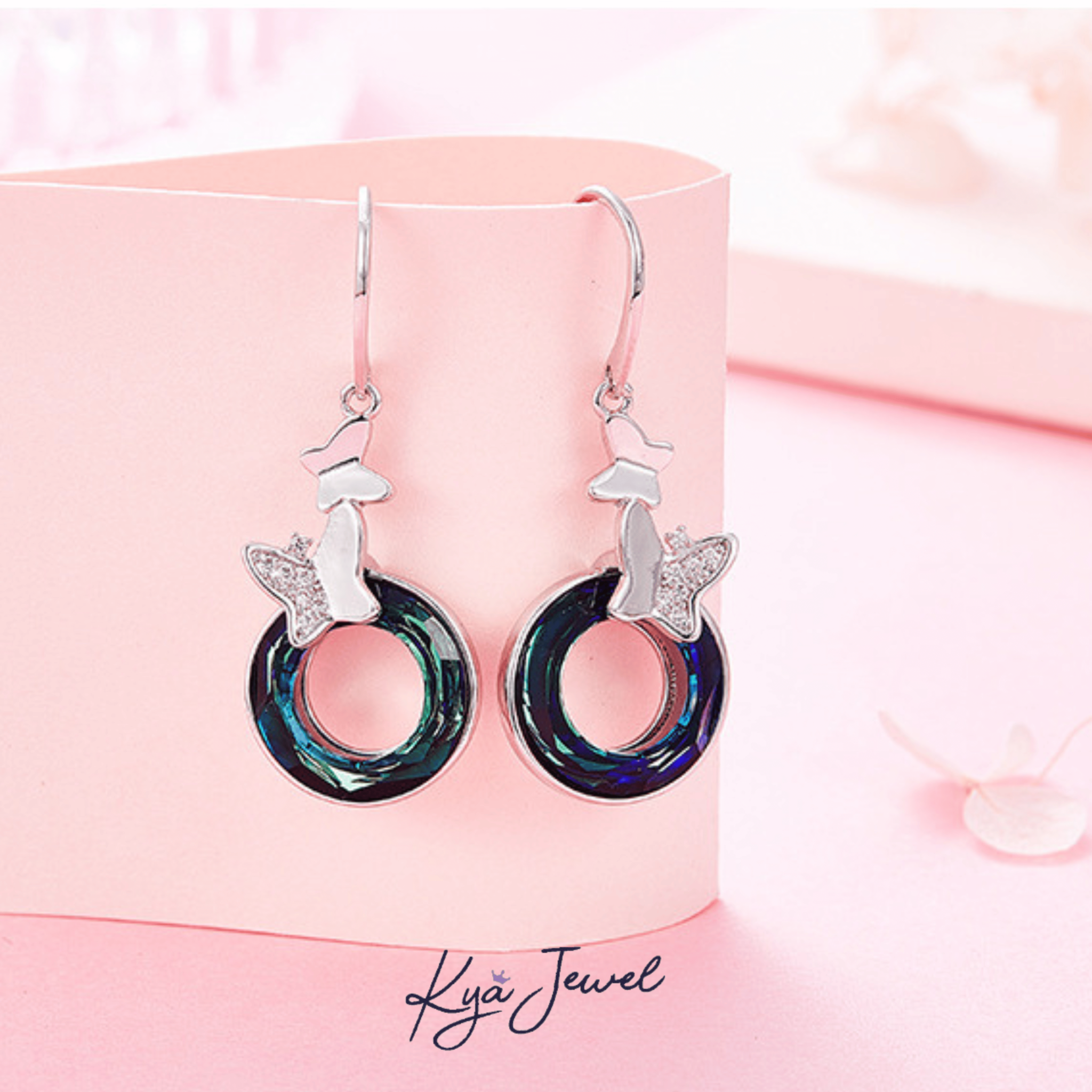  Bộ trang sức nữ Butterfly Swarovski cao cấp 