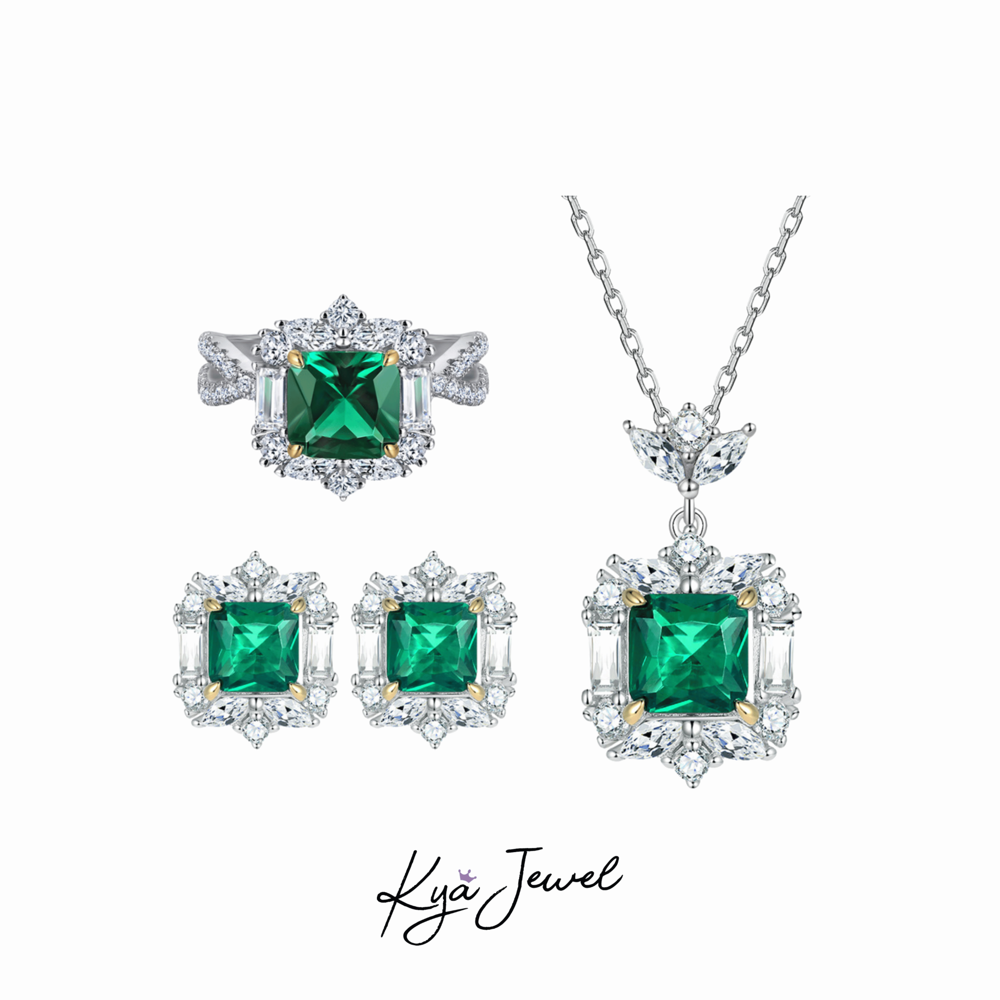  Bộ trang sức nữ Classic Glitzy 