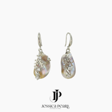  Khuyên tai nữ Baroque Pearl 